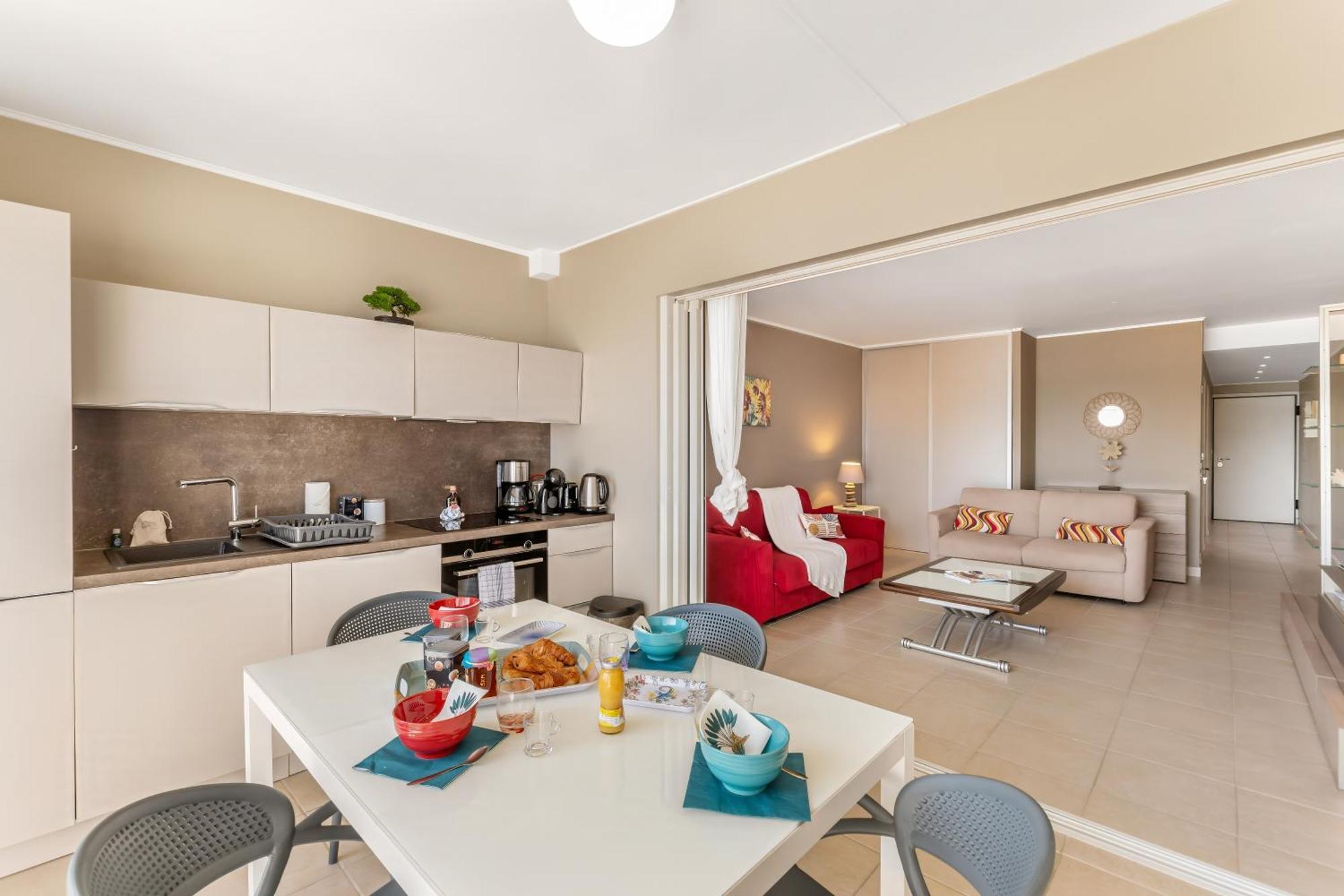 Vue Imprenable Sur Le Lagon, Appartement 1Ch 4P Baie Nettle Exterior photo
